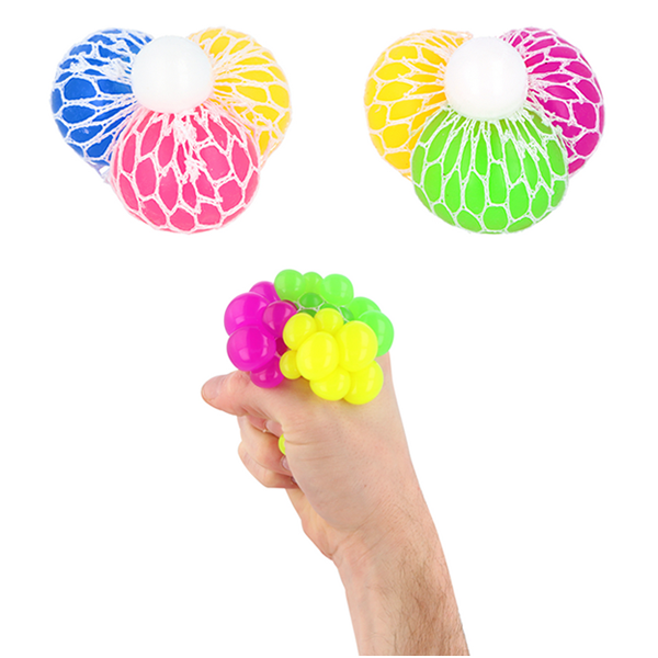 3-in-1 Mesh Squeeze Ball