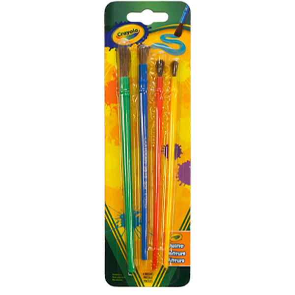 Crayola Paint Brush 4 Pack