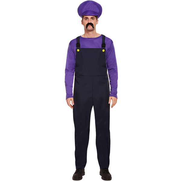 Super Workman Purple Adult Costume