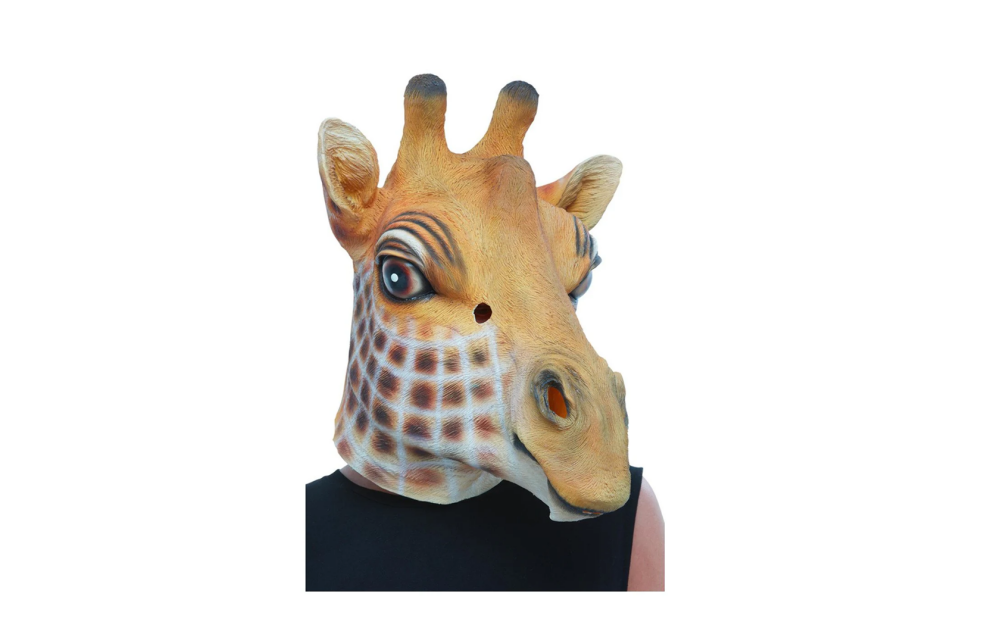 Giraffe Latex Mask