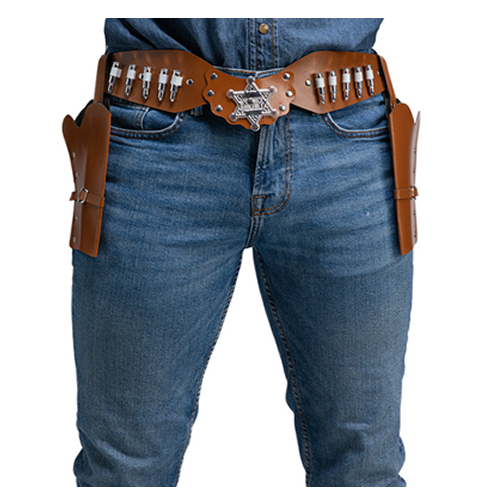 Cowboy Belt With Holsters