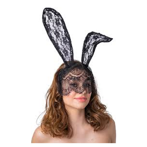 Lace Bunny Ears With Veil