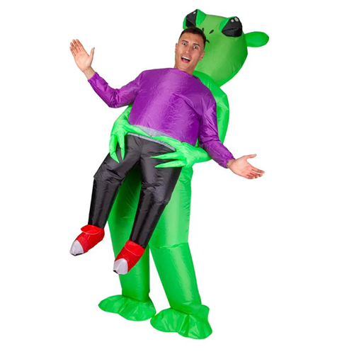 Inflatable Carry Me Alien Costume