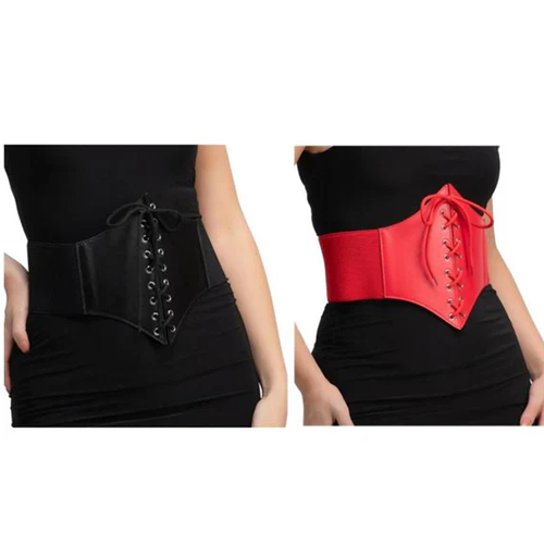 Gothic Corset Belt Black