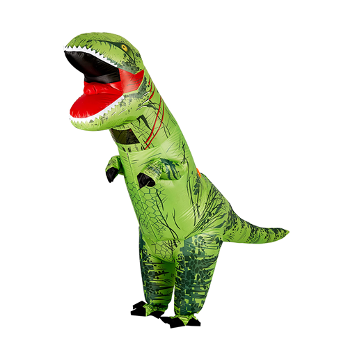 Inflatable Green Dinosaur Costume