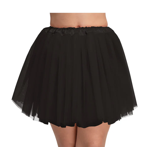 Black Tutu With Satin Waistband