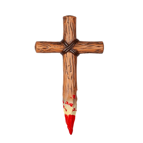 Vampire Cross Stake With Blood