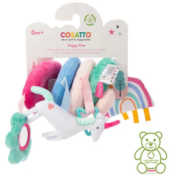 Cosatto Happy Hub Spiral Unicorn Land