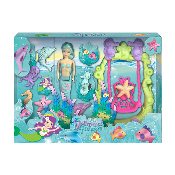 Mermaid & Swing Playset