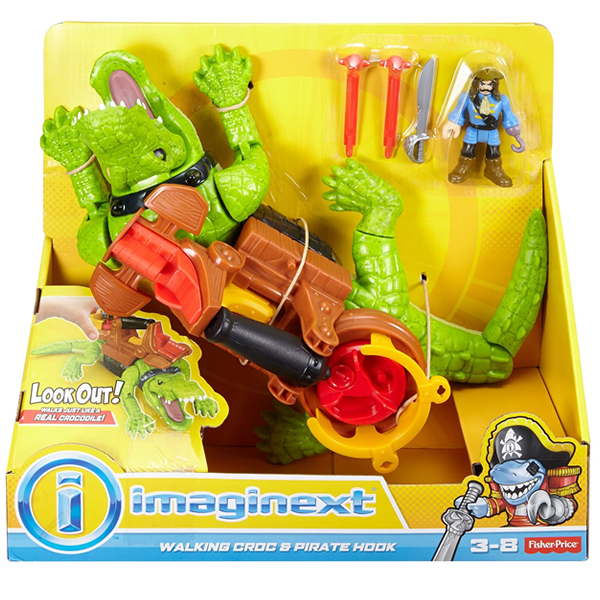 Imaginext Walking Croc & Captain Hook
