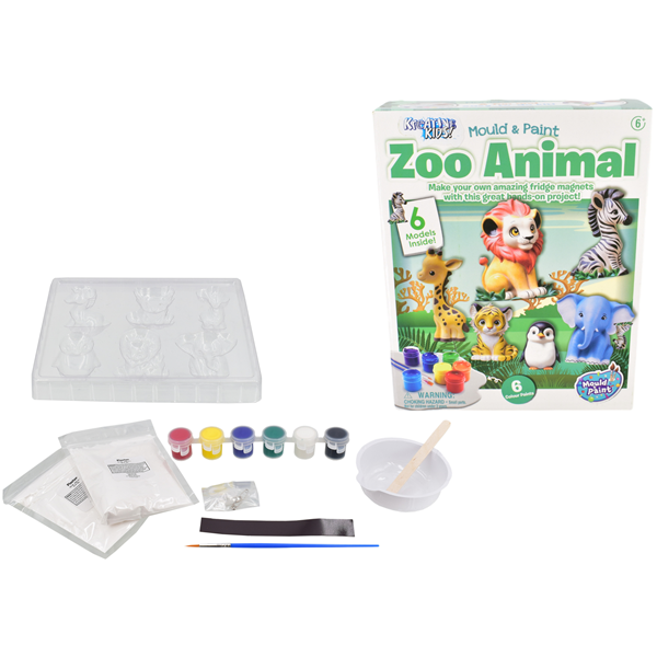 Mould And Paint Zoo Animals