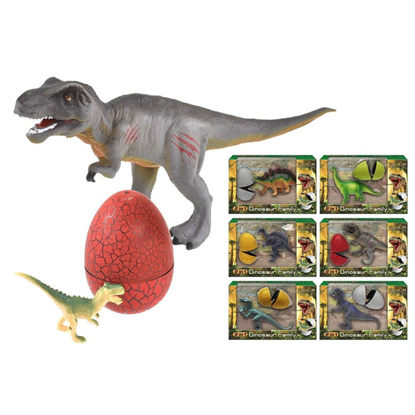 Dinosaur Family With Egg