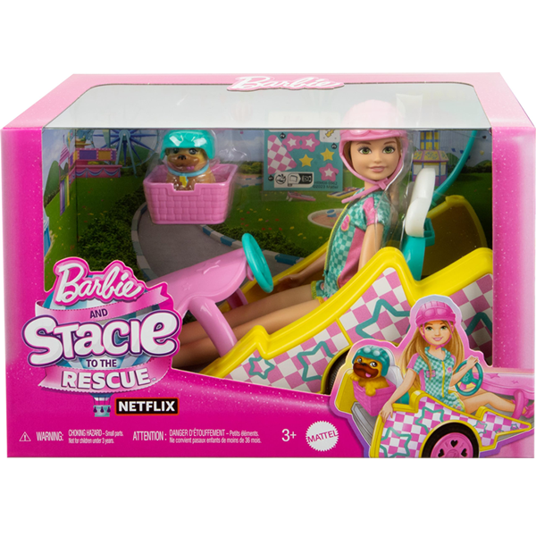 Barbie Stacie Go-Kart Vehicle & Doll