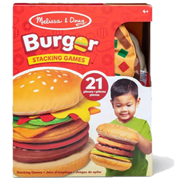 Melissa & Doug Burger Stacking Game