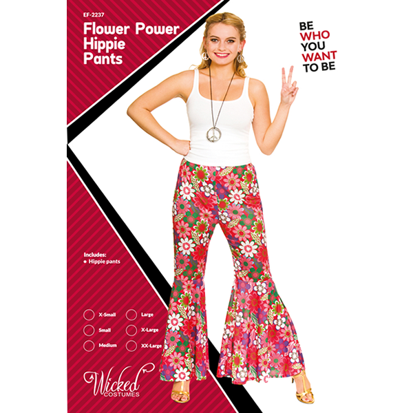 Flower Power Hippie Pants