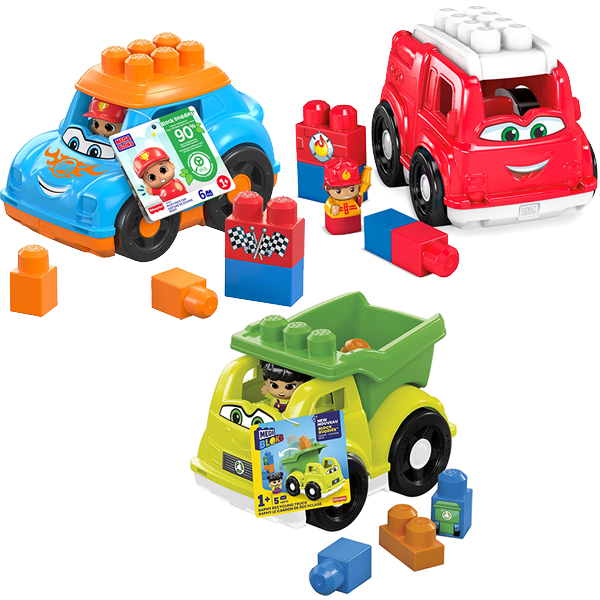 Mega Bloks Lil’ Vehicles Assorted