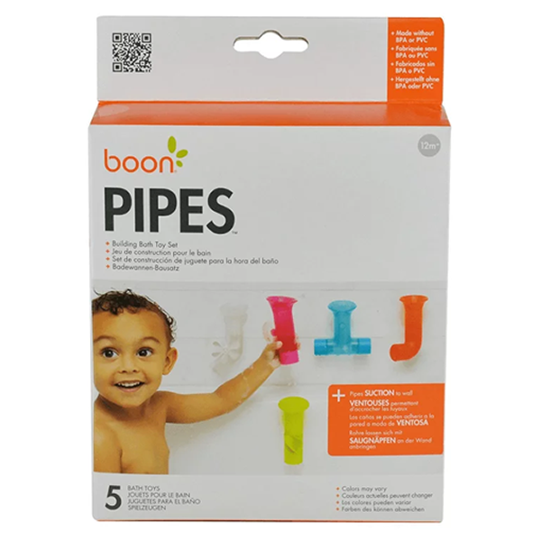 Boon Pipes Building Bath Toy 5-Piece Set