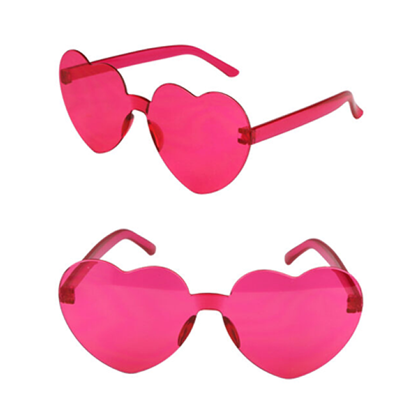 Heart Shaped Rimless Glasses