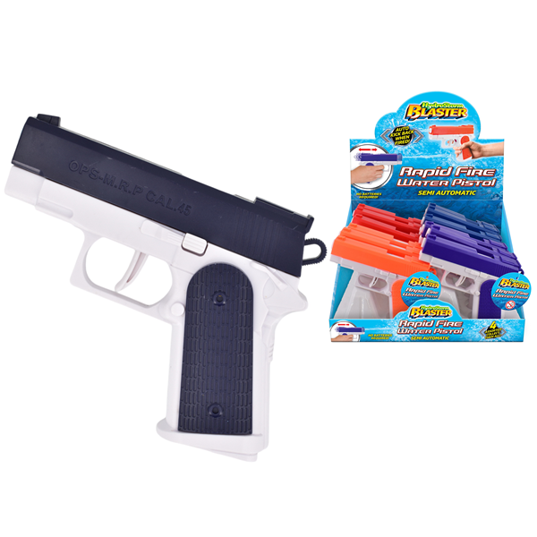 Rapid Fire Water Pistol Assorted