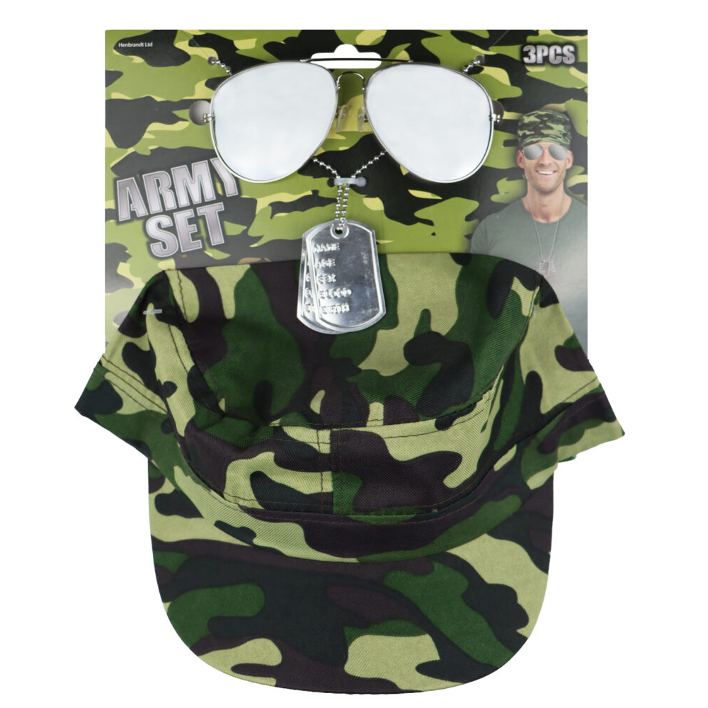 Army 3 Piece Set Adult
