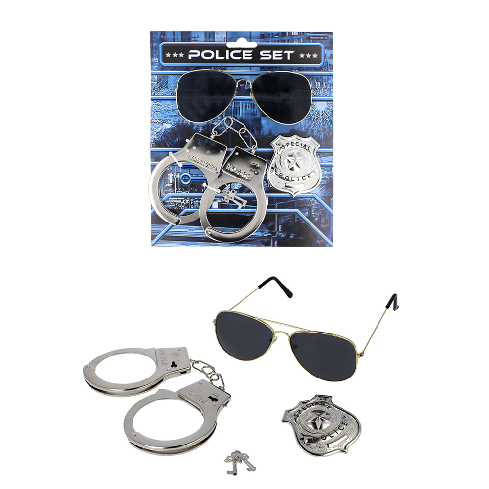 Police Adult 3 Piece Set