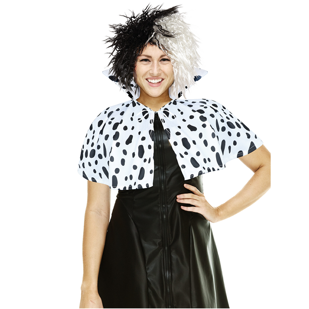 Dalmatian Print Cape Adult