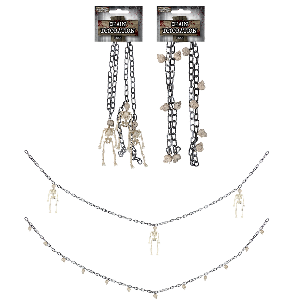 Hanging Skeleton Chain Decorations (140CM)