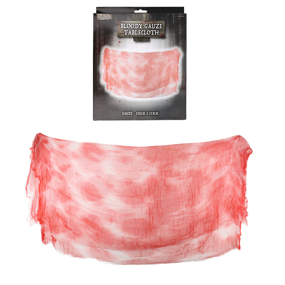 Bloodied Gauze Tablecloth Decorations 152CM X 213CM