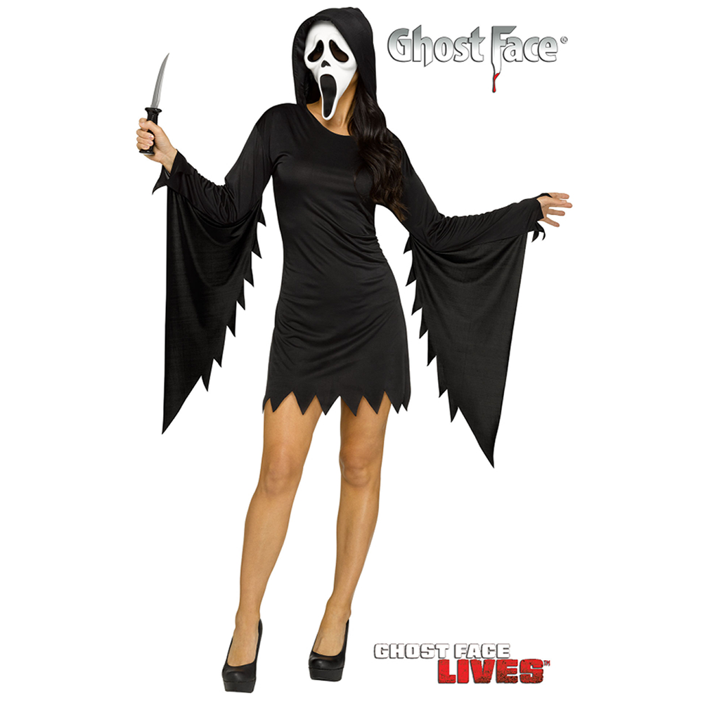 Ghost Face Ladies Adult Costume