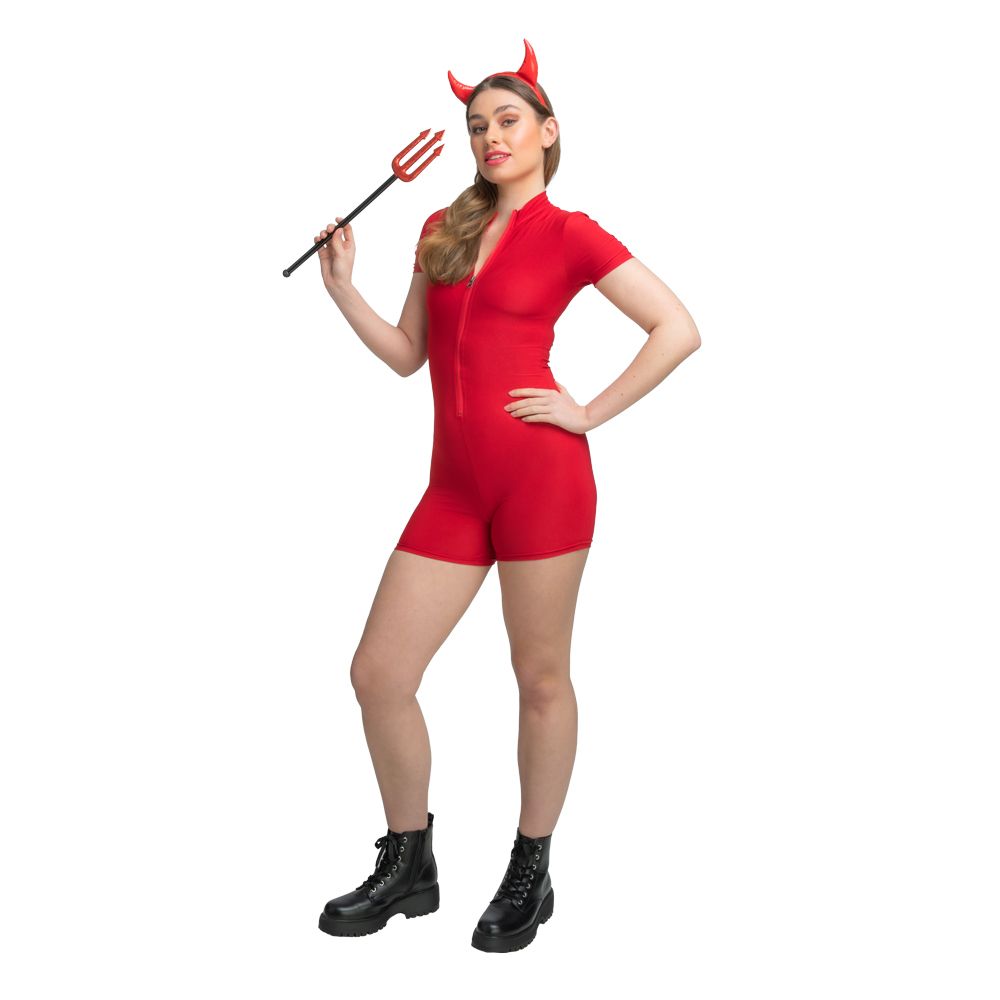 Red Romper Adult Costume