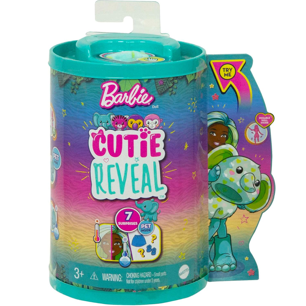 Barbie Cutie Reveal Jungle Series Doll