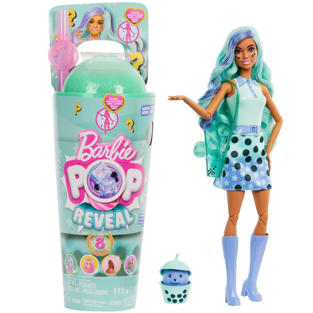 Barbie Bubble Tea Pop Reveal Assorted