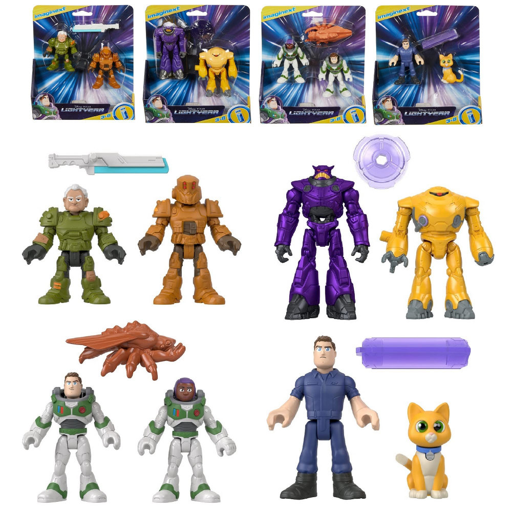 Imaginext Disney Lightyear Action Figures Assorted