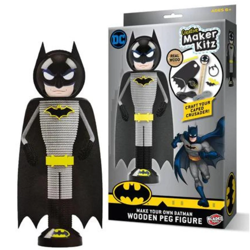 Batman Wooden Peg Figure Maker Kit