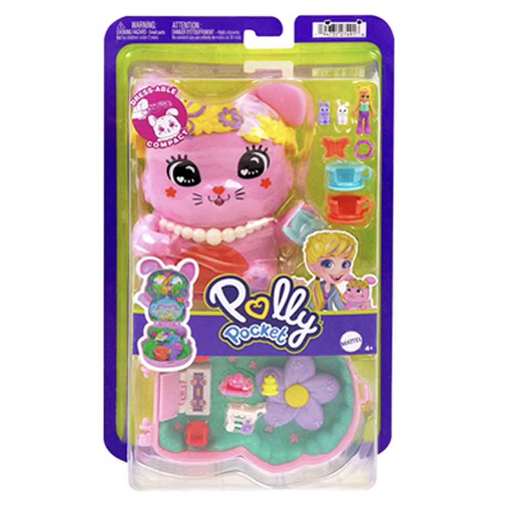 Polly Pocket Compact Bunny Tea Party