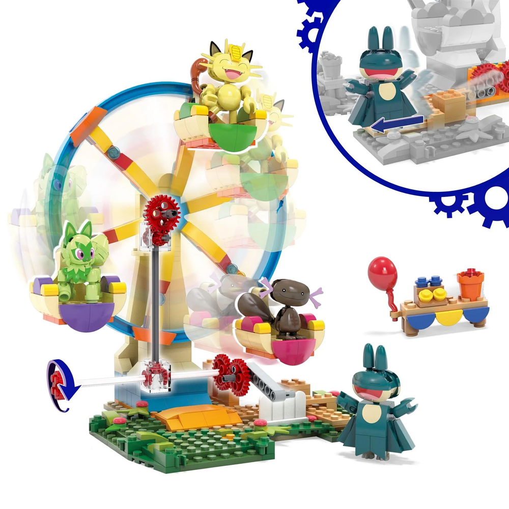 Mega Bloks Pokemon Ferris Wheel Fun