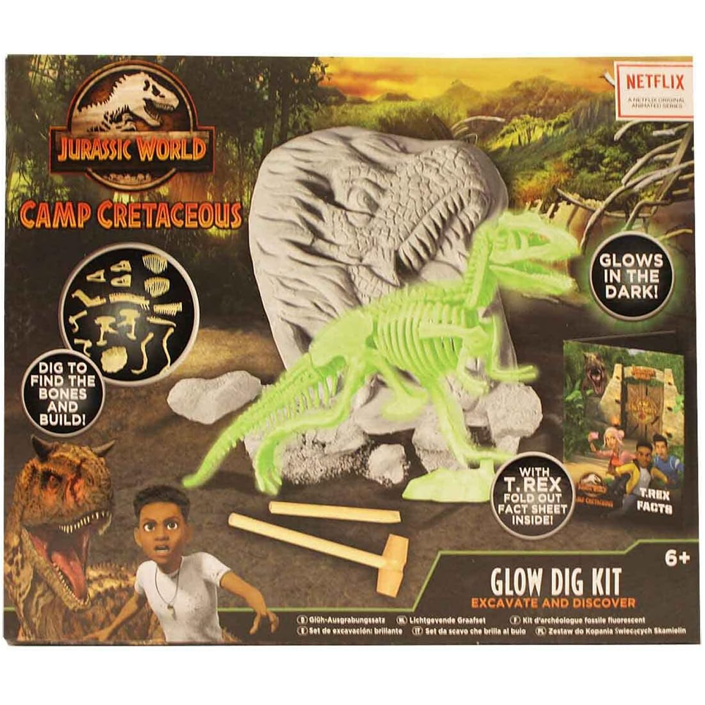 Jurassic World Camp Cretaceous Glow Dig Kit.