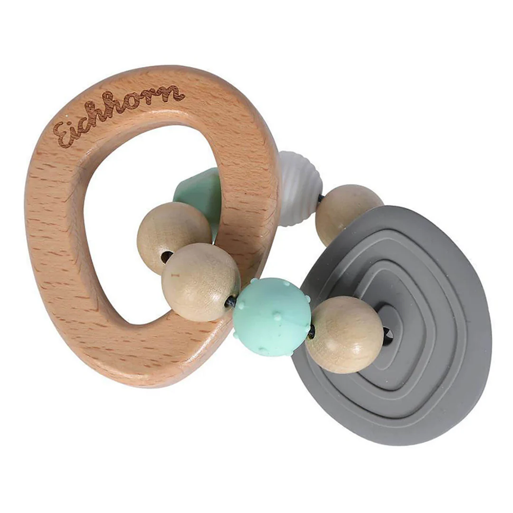 Eichhorn Baby Pure Wooden Teether & Grasping Toy.