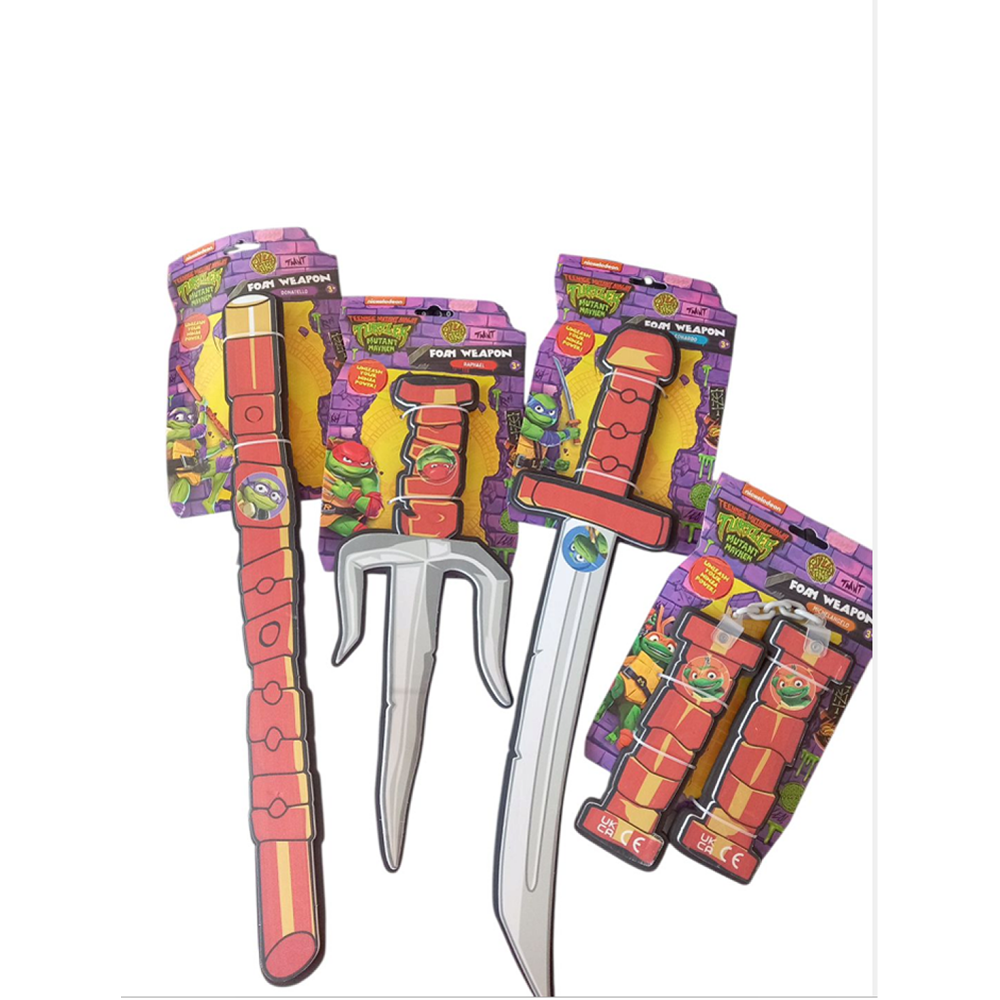 Teenage Mutant Ninja Foam Weapons