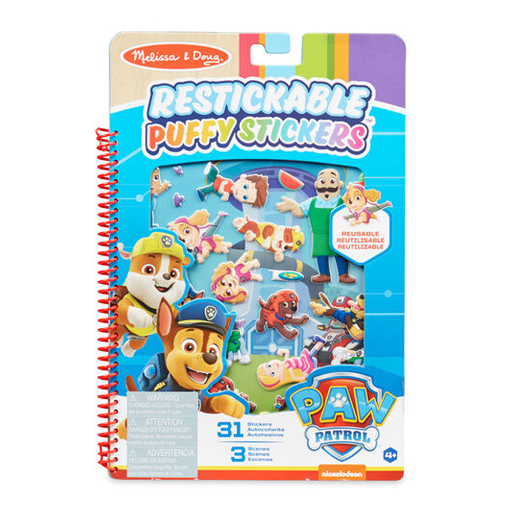Paw Patrol Puffy Stickers Adventure Bay