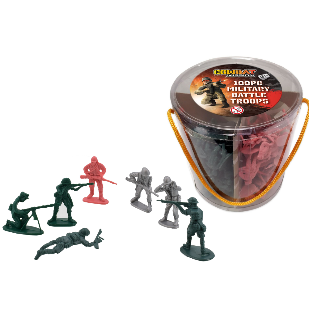 100pc Military Battle Troops Set