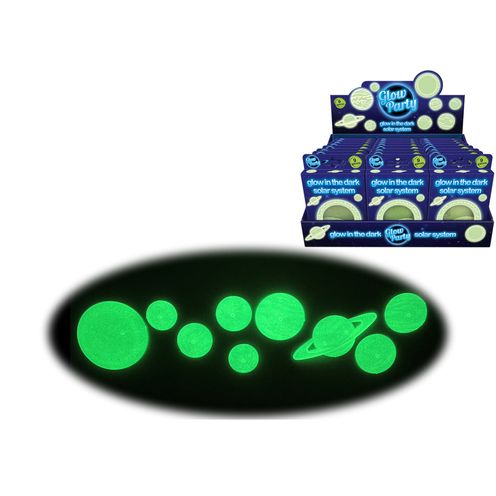 Glow in the Dark Solar System Set.