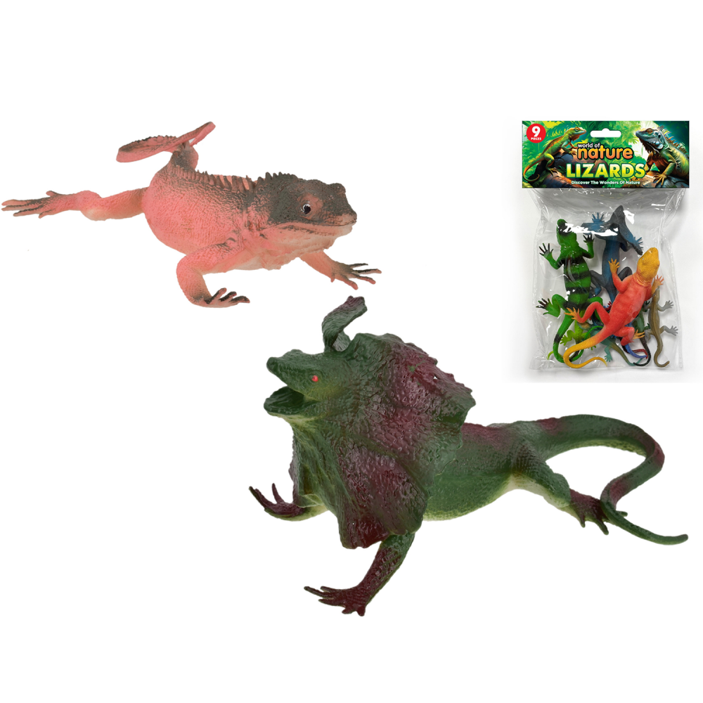 World Of Nature Lizards 9 Piece