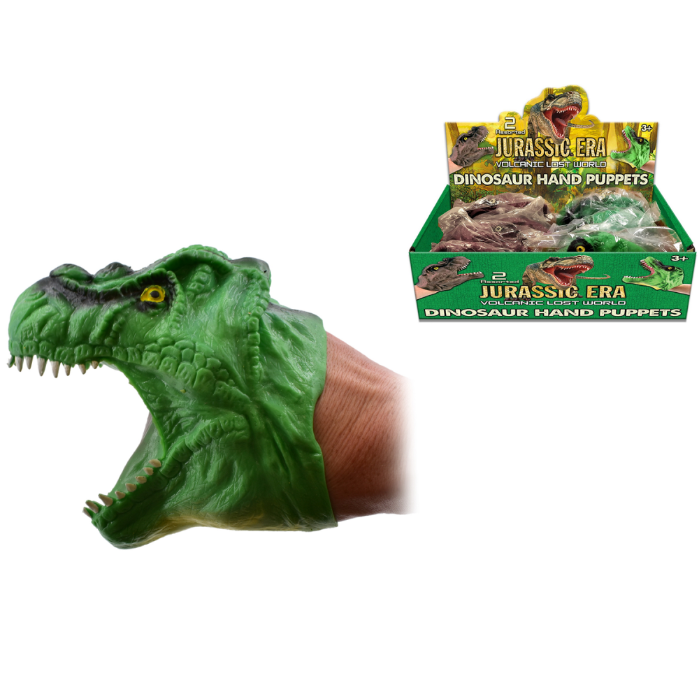 Dinosaur Hand Puppets Assorted
