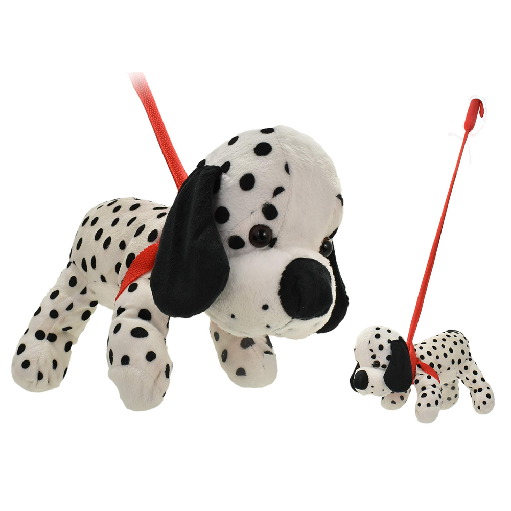Dalmatian Plush on Lead
