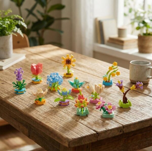Flower Building Block Sets