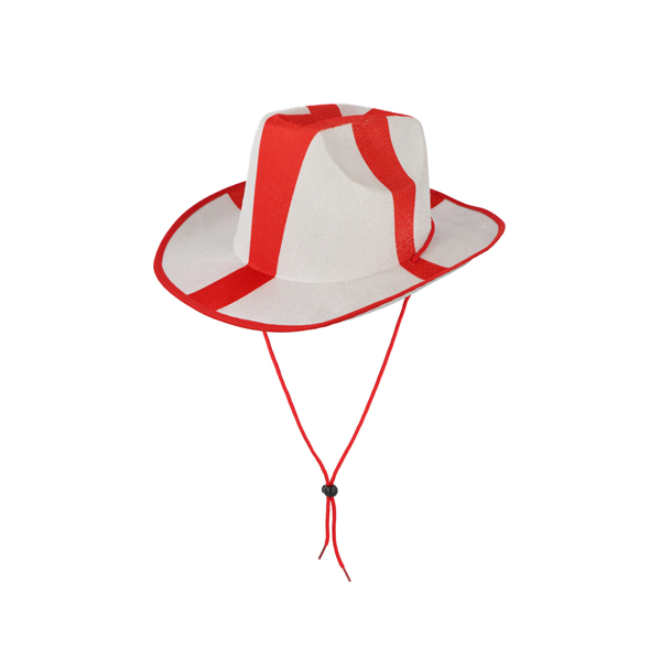 HAT COWBOY ST GEORGE ADULT W/CORD