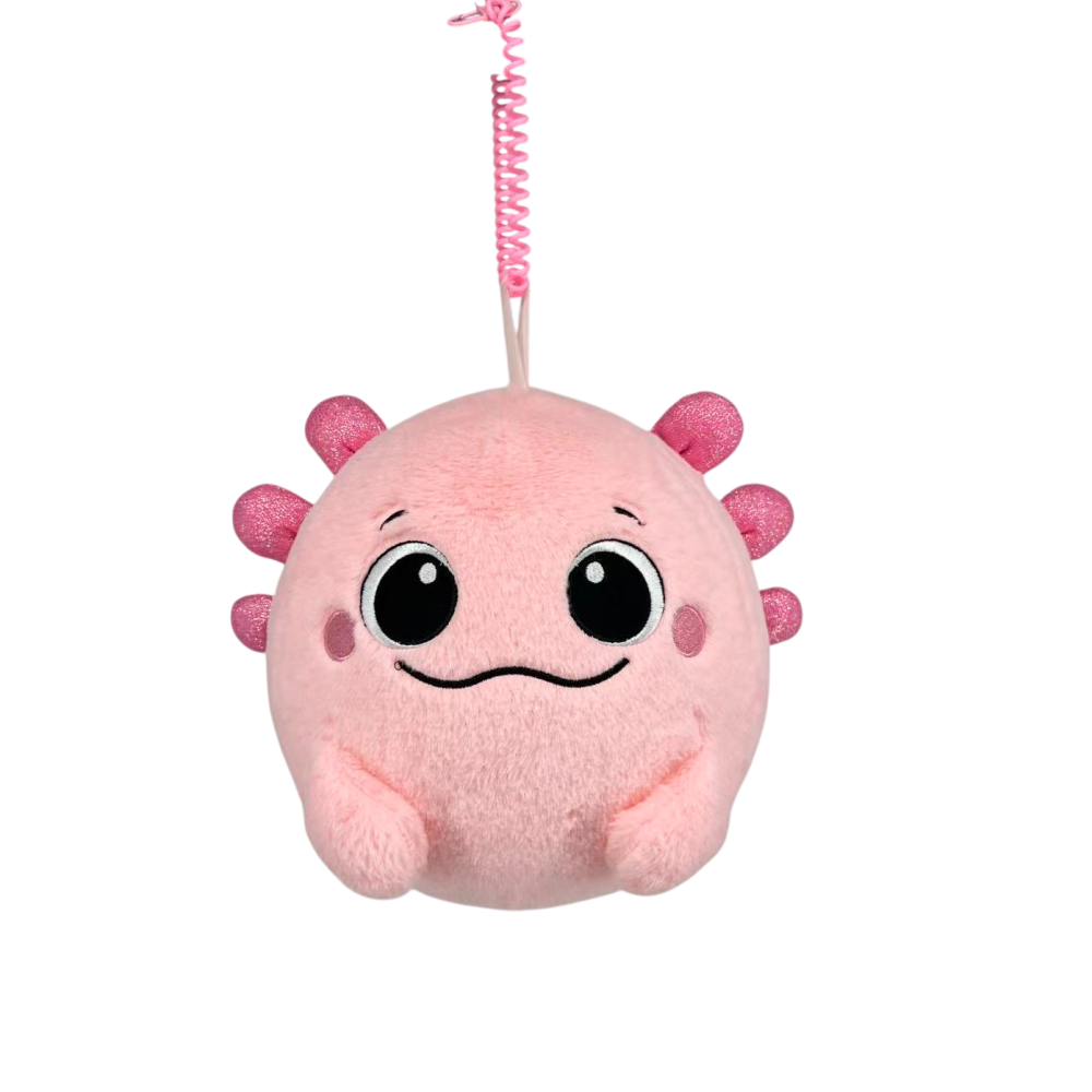 Axolotl Plush Bladder Ball On Cord