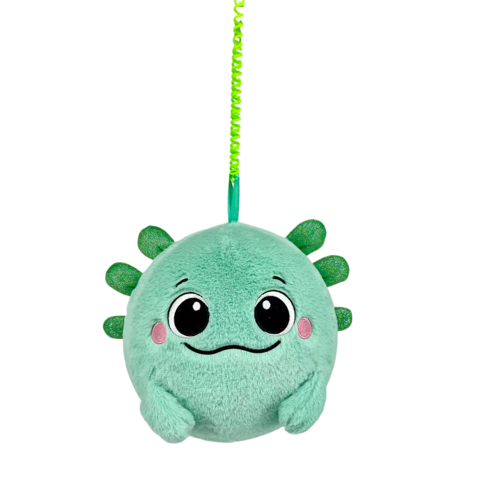Axolotl Plush Bladder Ball On Cord