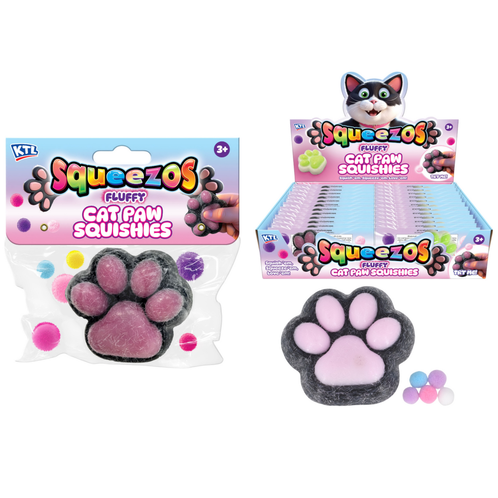 Squishy Fluffy Cat Paw